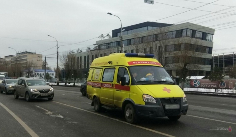 Упавшая в скорой пациентка пострадала в ДТП в Волгограде