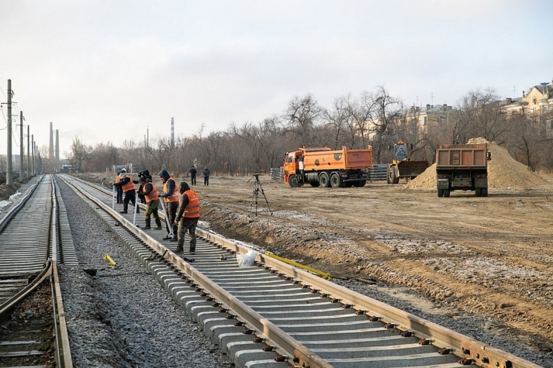 До конца года в Волгограде отремонтируют пять километров скоростной сетки трамвая