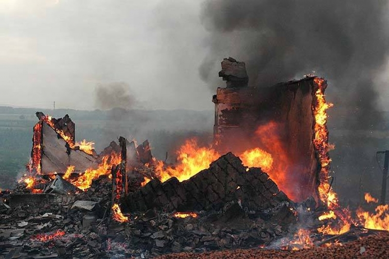 Супруги погибли на пожаре под Волгоградом