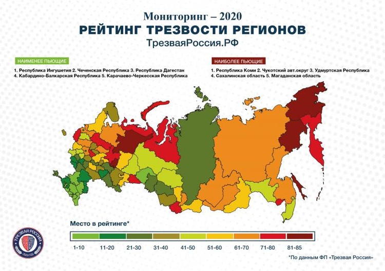 Волгоградец – значит трезвый: Волгоградская область в числе малопьющих регионов России