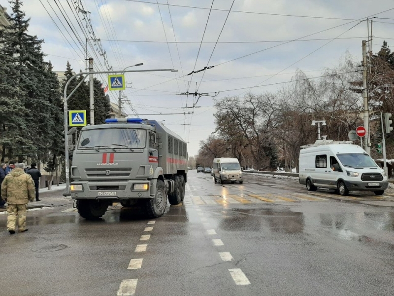 В Волгограде частично перекрыли проспект Ленина