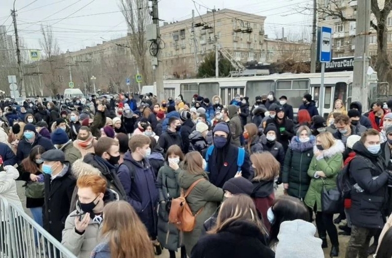 В Волгограде еще 21 человека оштрафовали за участие в незаконной акции