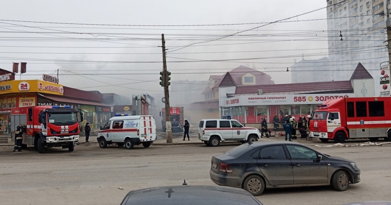 В Волгограде Качинский рынок возобновил свою работу после пожара