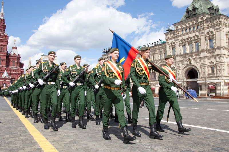 «Русская Планета» побывала на репетиции Парада Победы (фотоальбом)