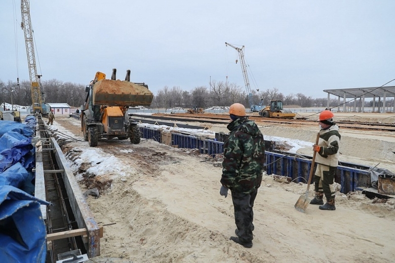 «По принципу Лужников»: в Волжском на базе стадиона Логинова строят спортивный кластер