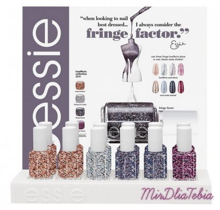 Рождественская коллекция лаков для ногтей Essie Fringe Factor Collection Holiday 2015 — 2016