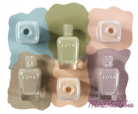 Весенняя коллекция лаков для ногтей Zoya Whispers Collection Spring 2016