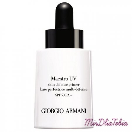 Новая жидкая база под макияж Giorgio Armani Maestro UV Skin Defence Primer Sunscreen Broad Spectrum SPF50 PA++