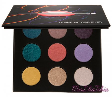 Новая палетка теней для век Make Up for Ever Rebellious Flowers Palette Spring 2016