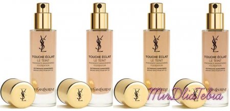 Обновленная версия тональной основы YSL Touche Eclat Le Teint Radiance Awakening Foundation SPF 22 Spring 2016