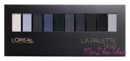 Новая палетка теней для век L’Oreal La Palette Noir Eyeshadow Palette Spring 2016