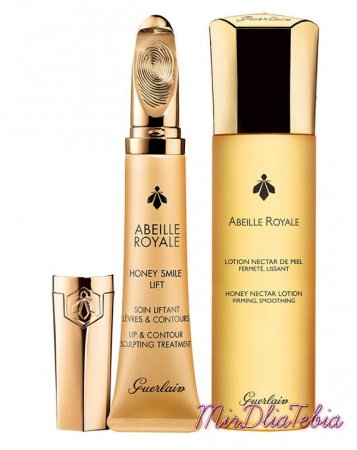 Уходовые новинки для лица и губ Guerlain Abeille Royale Lotion Nectar de Miel and Honey Smile Lift