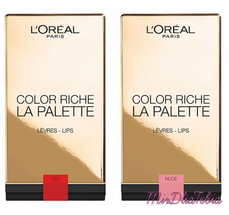 Новые палетки для губ L'Oreal Paris Colour Riche Lip Palette Spring 2016