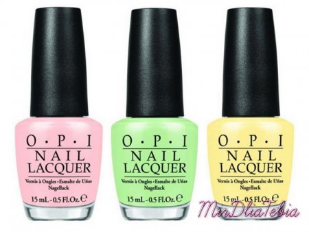 Весенняя коллекция лаков для ногтей OPI Soft Shades Pastel Nail Collection Spring 2016