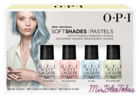 Весенняя коллекция лаков для ногтей OPI Soft Shades Pastel Nail Collection Spring 2016