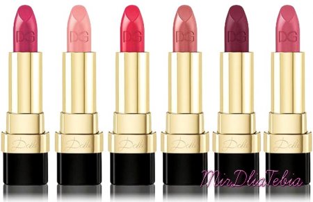 Новая линия матовых губных помад Dolce & Gabbana Dolce Matte Lipsticks Spring Summer 2016