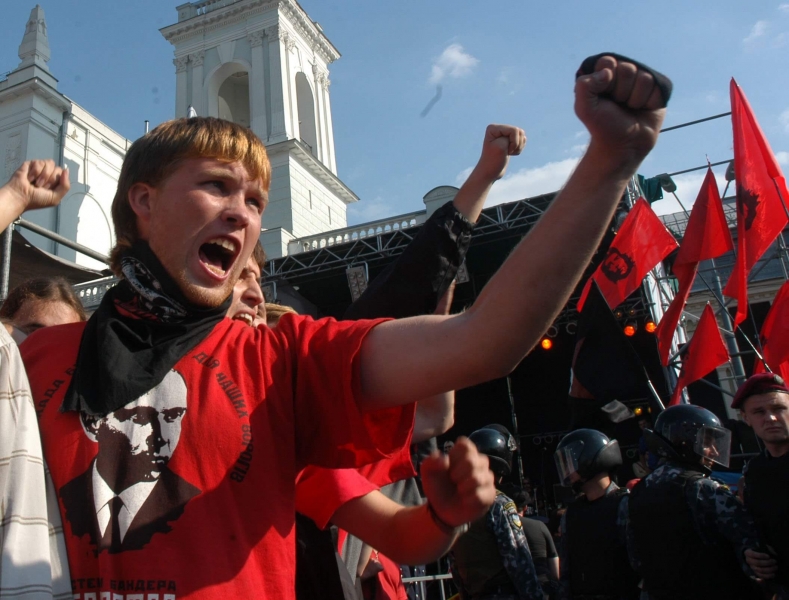 В Киеве прошла акция молодых националистов